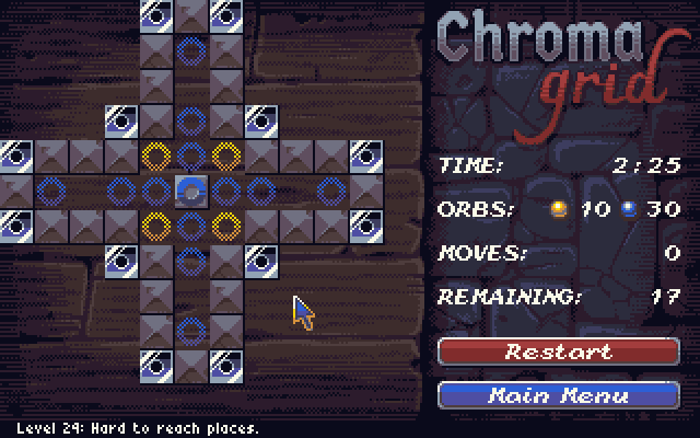 Chroma Grid atari screenshot